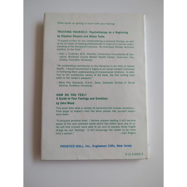 Feeling Safe Making Space For The Self Stephen Shapiro Hilary Ryglewicz HC DJ