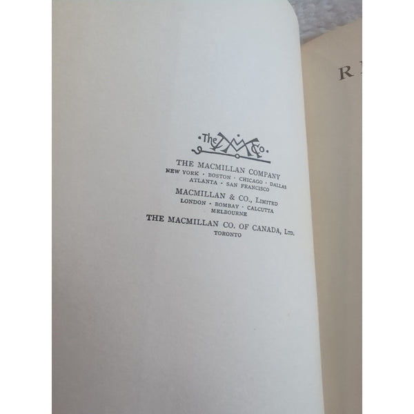 Rivers to the Sea by Sara Teasdale 1924 The Macmillan Company Vtg HC Ex Lib BOOK