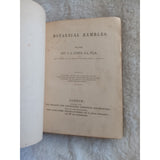 1846 Rev C.A. Johns Botanical Rambles London SPCK Engravings HC Rough Condition