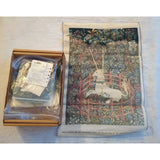 Erica Wilson Metropolitan Museum of Art Unicorn In Captivity Needlepoint Kit WIP