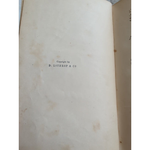 An Indian Princess And Other Stories Cheney Guernsey Perry D Lothrop 1881 HC
