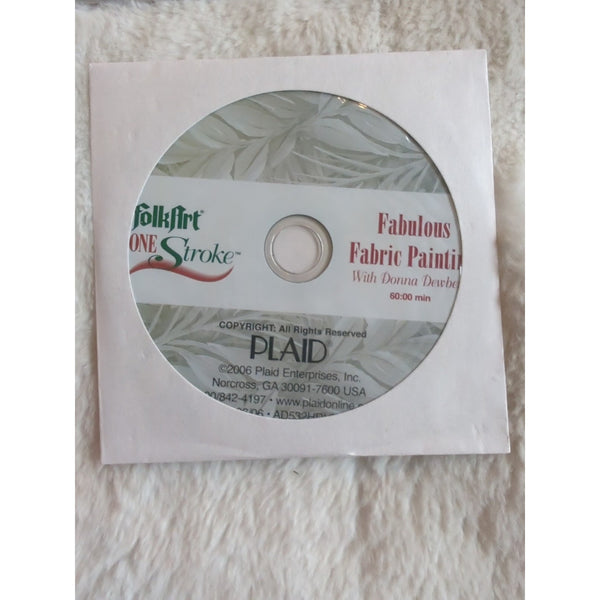 Donna Dewberry Fabulous Fabrics Decorative Painting Folk Art One Stroke Kit New