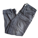 Madewell Grey Distressed High Rise The Perfect Vintage Jean Size 28