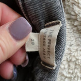Madewell Grey Distressed High Rise The Perfect Vintage Jean Size 28
