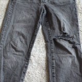 Madewell Grey Distressed High Rise The Perfect Vintage Jean Size 28