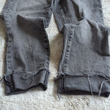 Madewell Grey Distressed High Rise The Perfect Vintage Jean Size 28