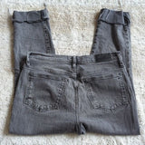 Madewell Grey Distressed High Rise The Perfect Vintage Jean Size 28