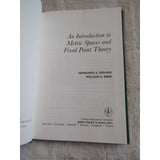 An Introduction to Metric Spaces and Fixed Point Theory Mohamed A. Khamsi HC