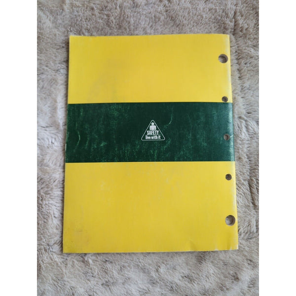 John Deere 717 Rotary Cutter Operators Manual Issue D1 SC OMW40641 Vtg 1991