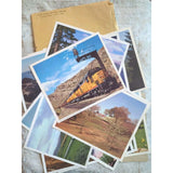 UNION PACIFIC RAILROAD COLOR PHOTO WITH ORIGINAL ENVELOPE 13 x 11 Lot Of 16 Vtg