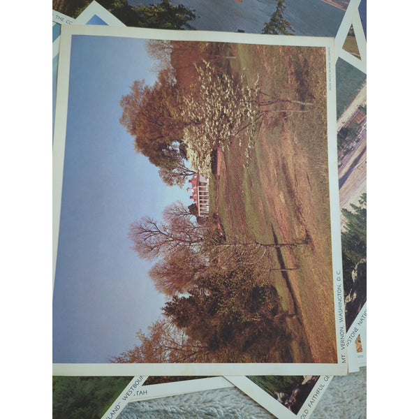 UNION PACIFIC RAILROAD COLOR PHOTO WITH ORIGINAL ENVELOPE 13 x 11 Lot Of 16 Vtg