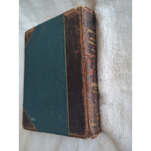 The History of Jones County Iowa Past And Present 2 Volume Set 1910 Rough Cond
