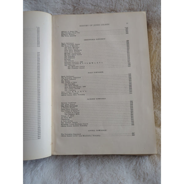 The History of Jones County Iowa Past And Present 2 Volume Set 1910 Rough Cond