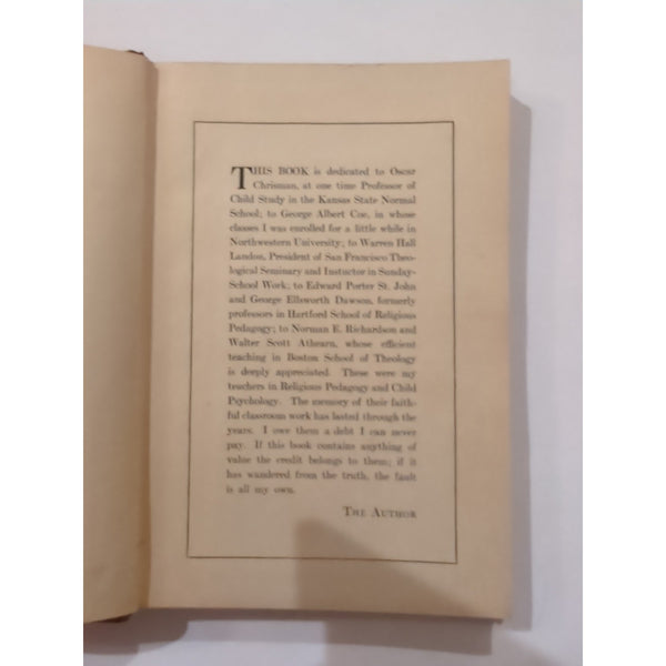 The Week Day Church School A Historical Sketch 1921 HC Walter Squires First Ed