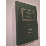 Application Of Solar Energy Wu Christensen Head Whitacre HC 1975 Vtg UAH Press