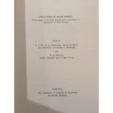 Application Of Solar Energy Wu Christensen Head Whitacre HC 1975 Vtg UAH Press