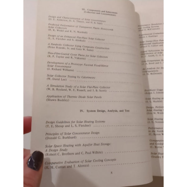 Application Of Solar Energy Wu Christensen Head Whitacre HC 1975 Vtg UAH Press