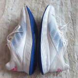 Adidas Women's Duramo SL Running Shoes White Blue Cloth Athletic Shoes Size 11