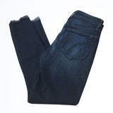 Joe's Jeans Dark Wash Mid Rise Martel Style Skinny Jeans Frayed Hem Size 26