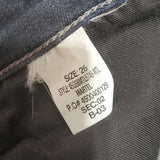 Joe's Jeans Dark Wash Mid Rise Martel Style Skinny Jeans Frayed Hem Size 26