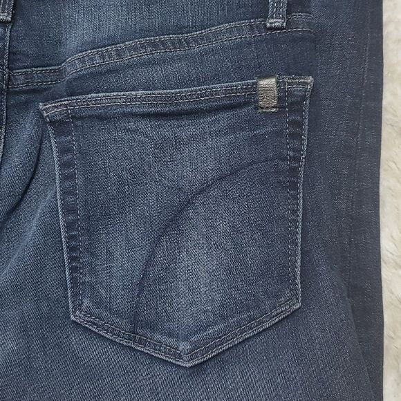 Joe's Jeans Dark Wash Mid Rise Martel Style Skinny Jeans Frayed Hem Size 26