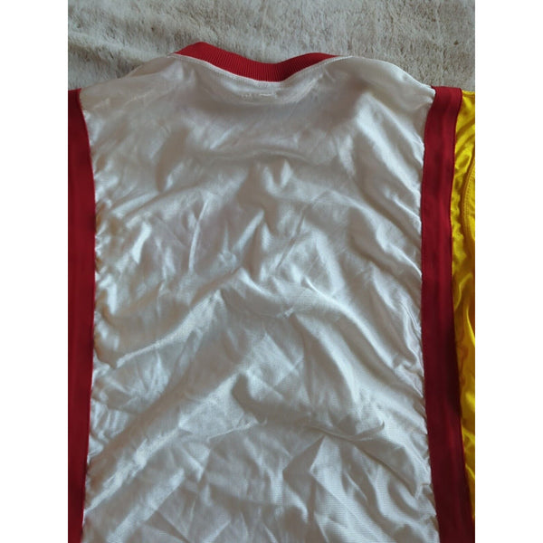 Rare Vtg 90s Iowa State Cyclones Basketball Warm-Up Jersey Shirt Size 44 Powers