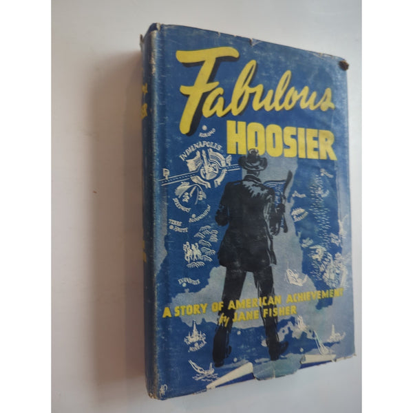 Fabulous Hoosier Jane Fisher HC DJ 1st Edition 1st Print Vtg 1947 Carl Graham