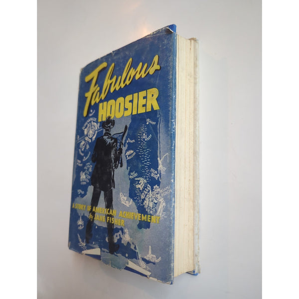 Fabulous Hoosier Jane Fisher HC DJ 1st Edition 1st Print Vtg 1947 Carl Graham