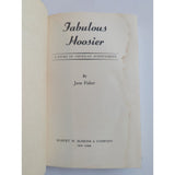 Fabulous Hoosier Jane Fisher HC DJ 1st Edition 1st Print Vtg 1947 Carl Graham