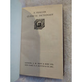 A Smaller Classical Dictionary Ernest Rhys 1942 Everyman's Library Illustr HC