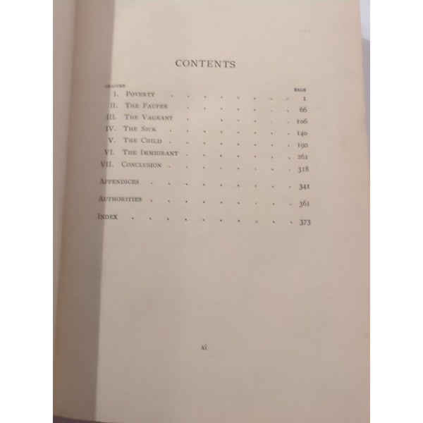Poverty by Robert Hunter 1905 2nd Print February HC Vtg The Macmillan Company