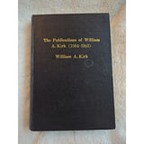 The Publications Of William A Kirk 1964-1993 HC Fixed Point Theory Personal Pub