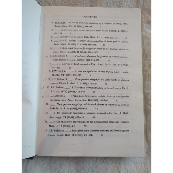 The Publications Of William A Kirk 1964-1993 HC Fixed Point Theory Personal Pub