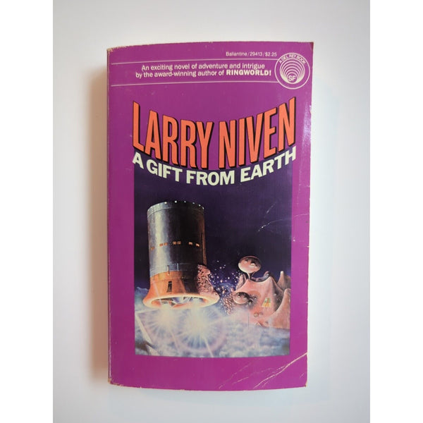 A Gift From Earth by Larry Niven Vtg Scifi Paperback Book 10th Ballantine 1981