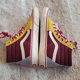 Vans Off The Wall Frayed Laces SK8-Hi High Top Shoes Fashion Sneaker Size 7 NWOT