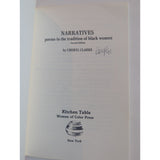 Narratives Poems In Tradition Of Black Women Cheryl Clarke 1983 SC Vtg