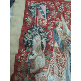 The Touch The Lady At The Unicorn Tapestry Wall Hanging Jacquard Weave 33x46