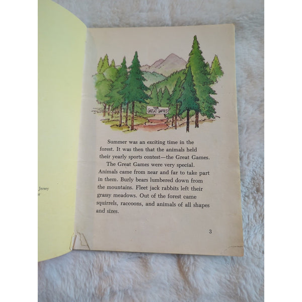 THE BIG RACE by Morgan Matthews S.D. Schindler FIDDLESTICKS 1989 Troll Book SC