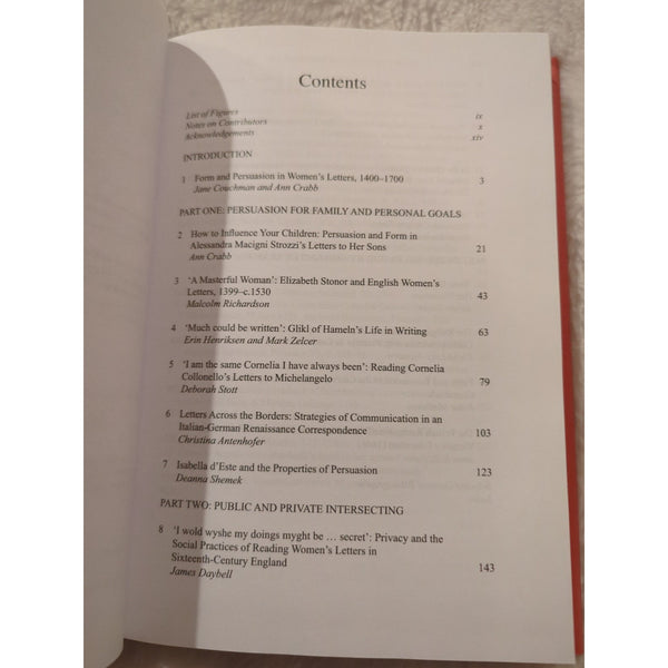 Women's Letters Across Europe 1400–1700 Form and Persuasion Jane Couchman Crabb