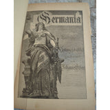 Germania Zwei Jahrtaufende Deutsche Lebens Johannes Scherr 1880s HC Vtg Antique