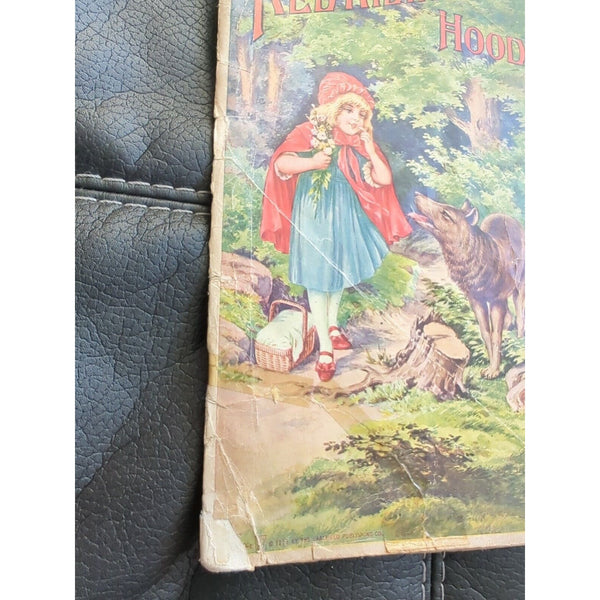 1919 LITTLE RED RIDING-HOOD by the SAALFIELD Publishing Co.Akron Ohio Softcover