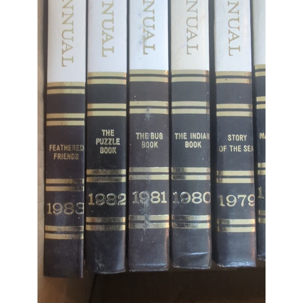 Vintage Hardcover Childcraft Annuals Books 1965 Through 1984 Lot Of 19 Volumes