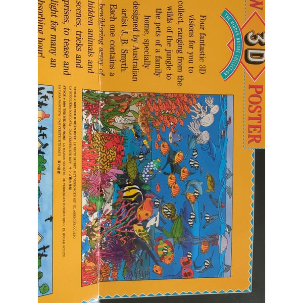 3 Layer 3D Jigsaw Puzzle Poster Hidden Nature Collection 5692 The Hidden Reef