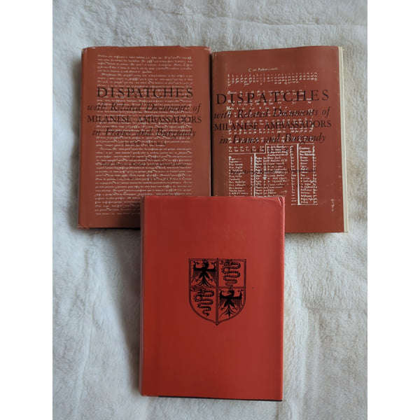 Dispatches with Related Docs of Milanese Ambassadors 1970 3 VOLS Paul M Kendall