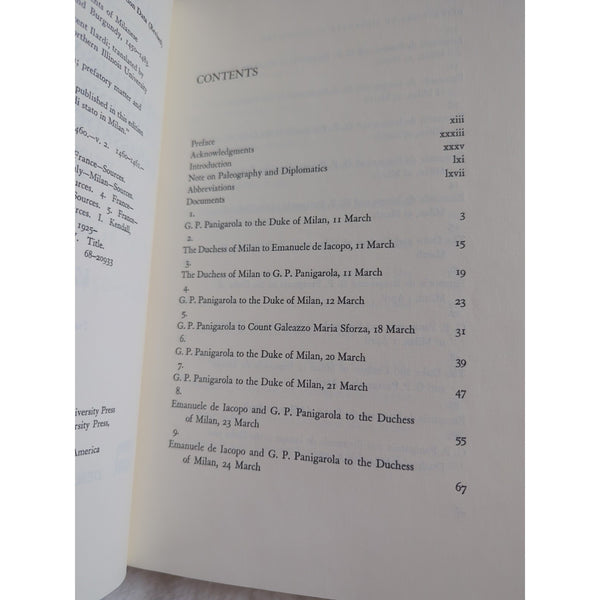 Dispatches with Related Docs of Milanese Ambassadors 1970 3 VOLS Paul M Kendall