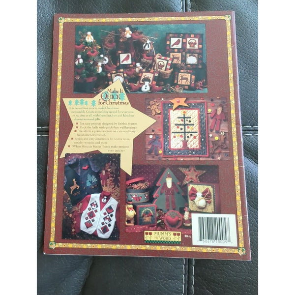 Debbie Mumm Make It Quick For Christmas Winter Quilt Pattern Book Mumms The Word