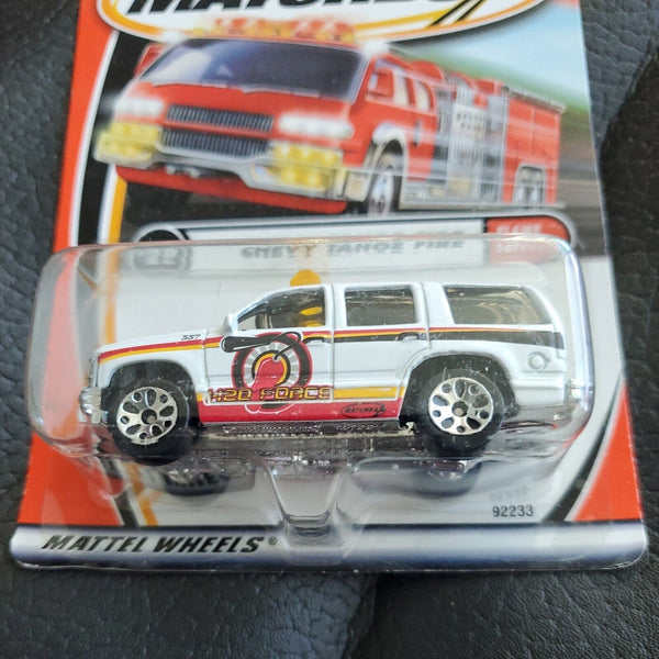 2000s Matchbox Chevy Tahoe Fire Flame Eaters Series # 28 of 75 Firefighter Cheif