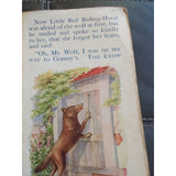 1919 LITTLE RED RIDING-HOOD by the SAALFIELD Publishing Co.Akron Ohio Softcover