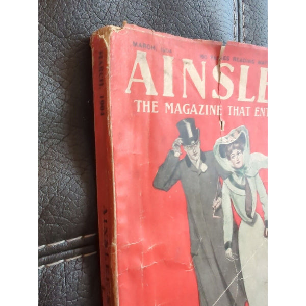 Ainslee's The Magazine That Entertains  March 1904 Short Stories Essays Poems