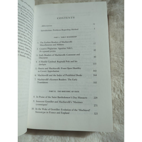 Machiavelli The First Century Studies Enthusiasm Sydney Anglo HC DJ Oxford Vtg